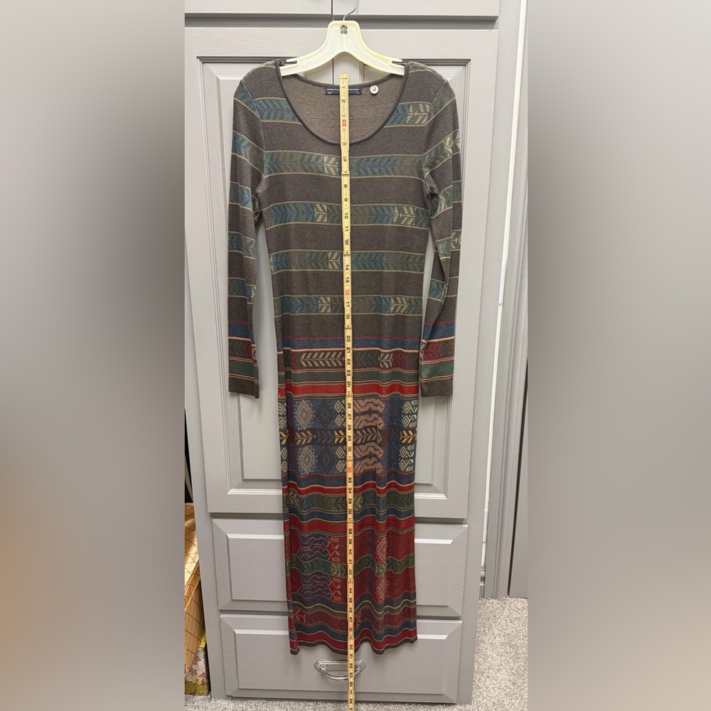 Peruvian Connection Multicolor Patterned Crewneck… - image 5